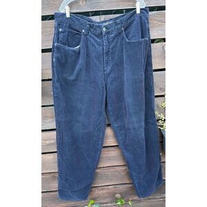Vtg Y2K Jnco Style LA GATE Wide Baggy Corduroy Jeans Skate Grunge Hip Hop 42